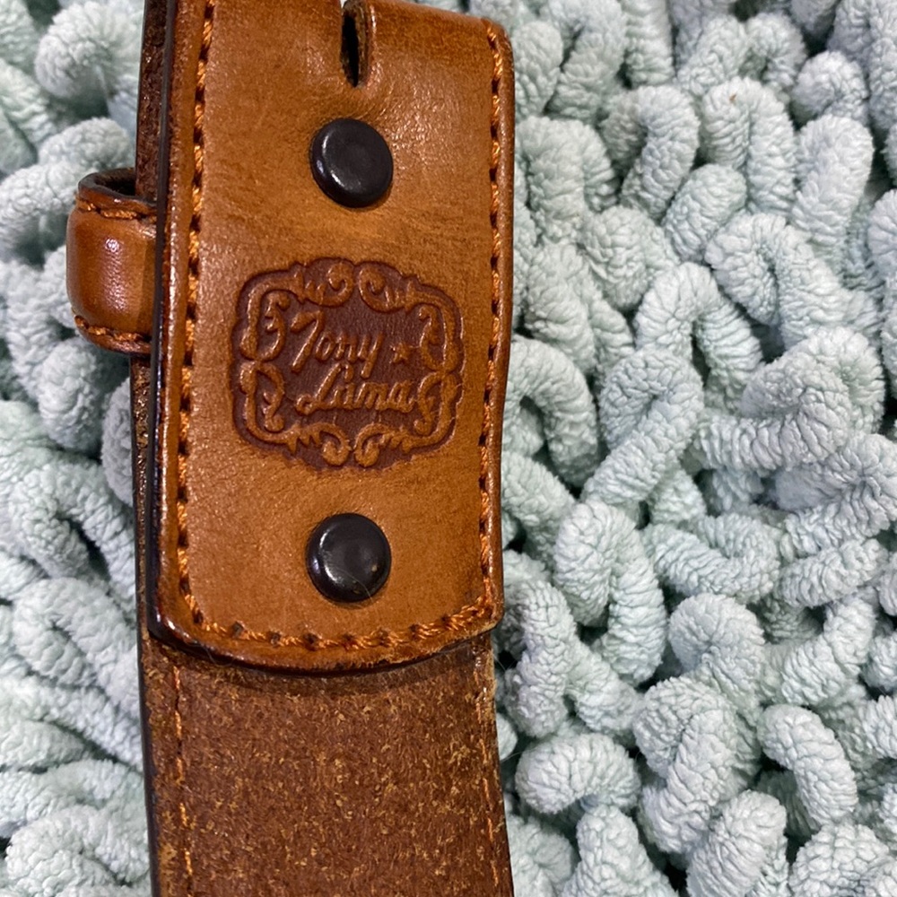 Tony Lama western belt brown size 36” with Silver concho’s